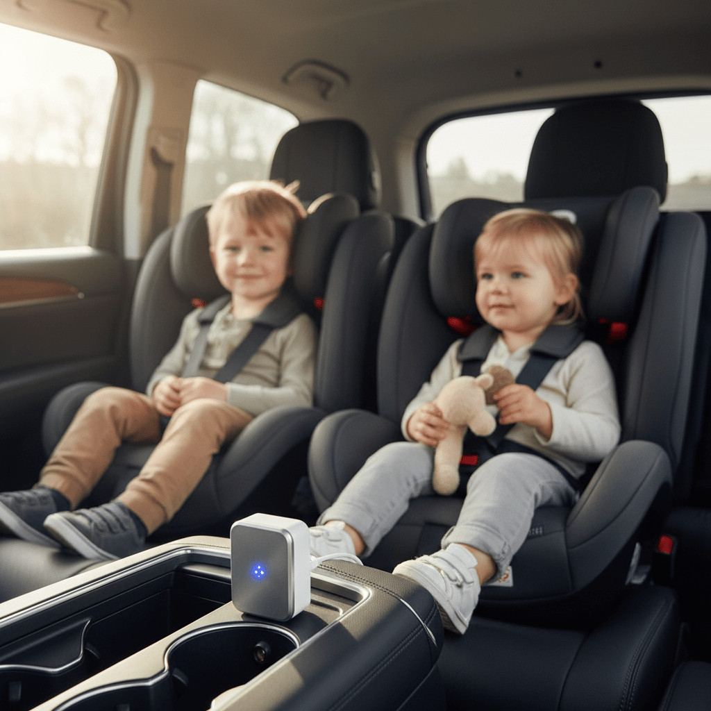 KIDZALERT Car Seat Alarm – Double Sensor System - Kidz Safe